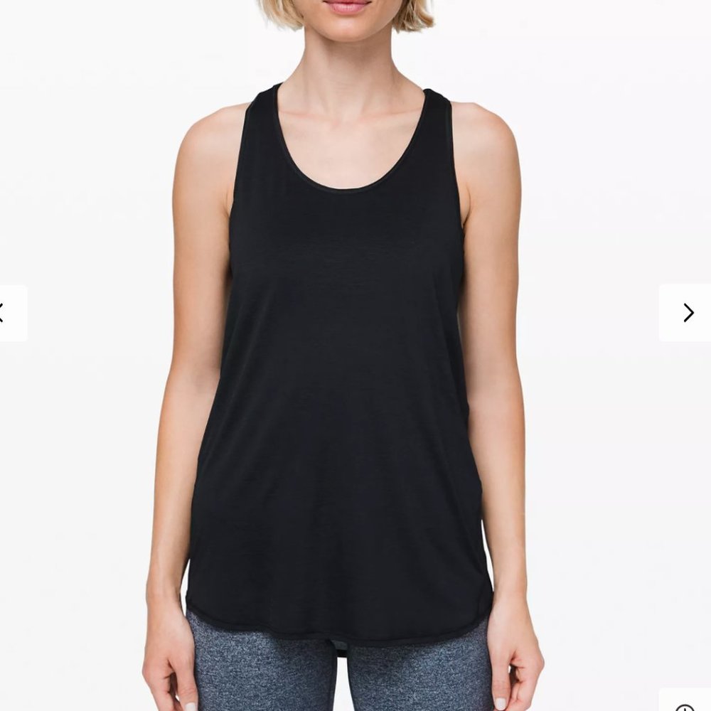 Lululemon Essential Tank Top Pleated size 8